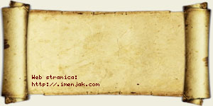 Danica Trnjaković vizit kartica